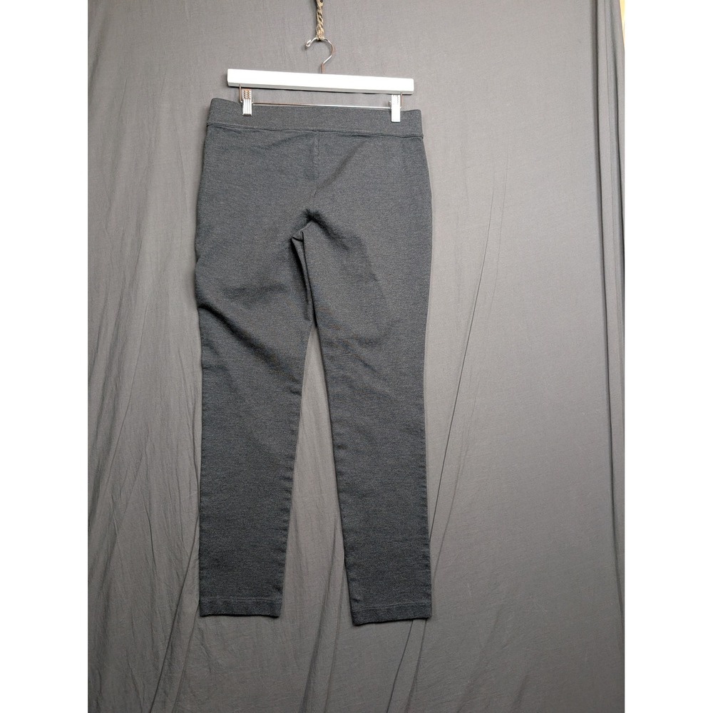 Eddie Bauer Womens 8 Gray Slim Leg Ankle Pants Side Zip Stretch Workwear - Picture 2 of 8